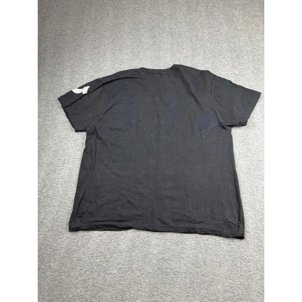 True Religion Black Cotton‎ T-Shirt Size Extra Large